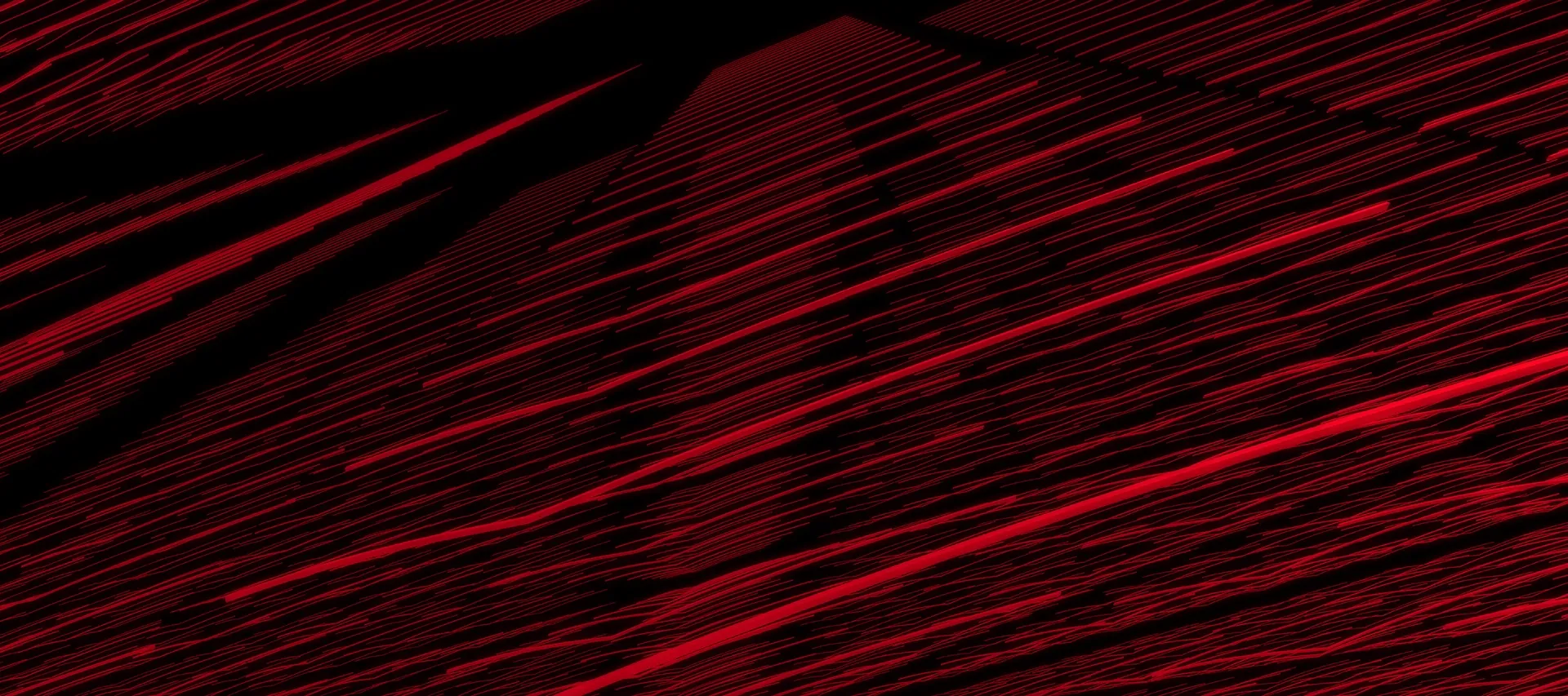 Parallel red lines on black.